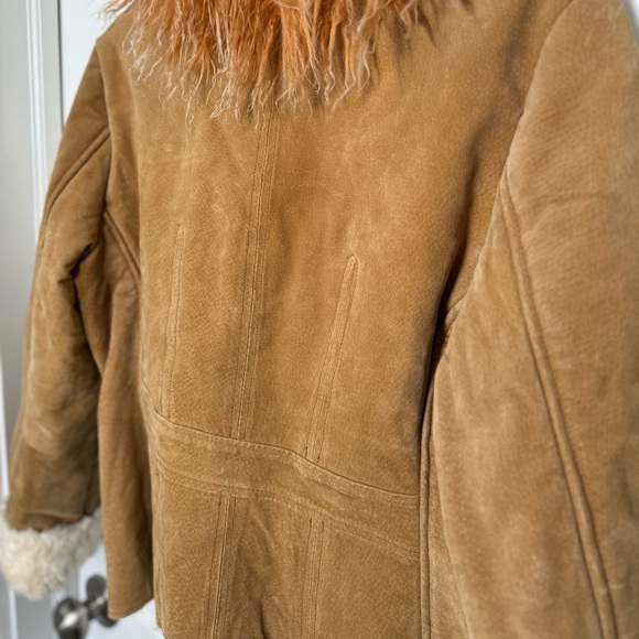 XOXO Tan Faux Fur Collar Jacket Women's XL - Picture 12 of 12